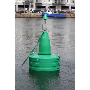 Green JFC Marine G1800 Gannet Navigation Buoy in use